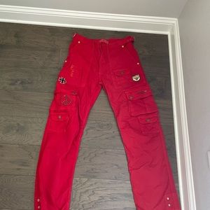 Roberson cargo pants patches army